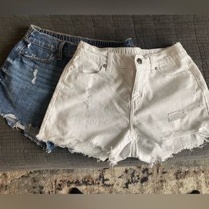 TWO Pair Aerie Daydream denim shorts - XS